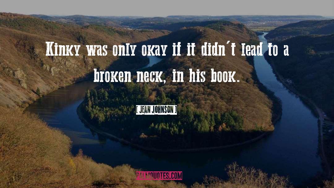 Broken Book Boyfriends quotes by Jean Johnson