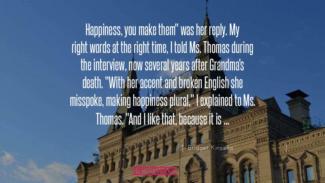 Broken English quotes by Bridget Kinsella