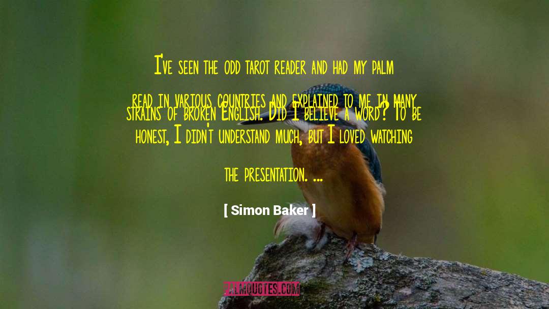 Broken English quotes by Simon Baker