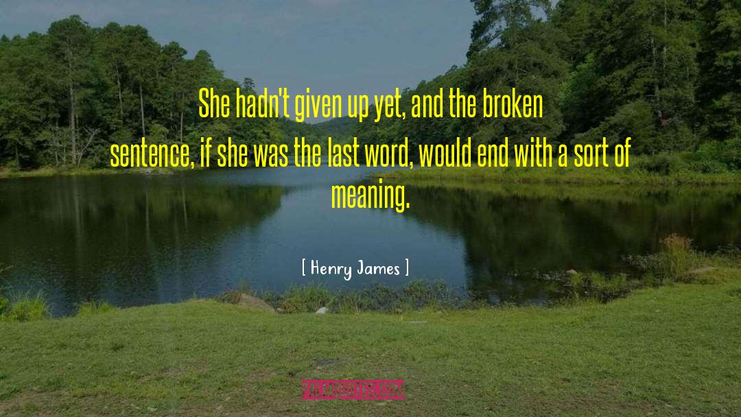 Broken Harbor quotes by Henry James
