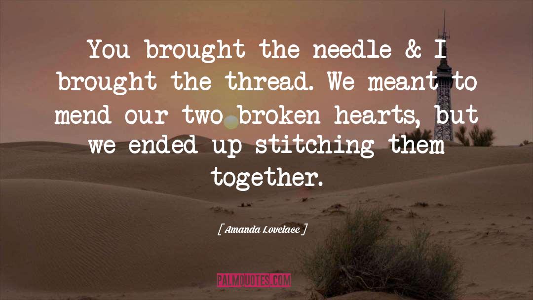 Broken Hearts quotes by Amanda Lovelace