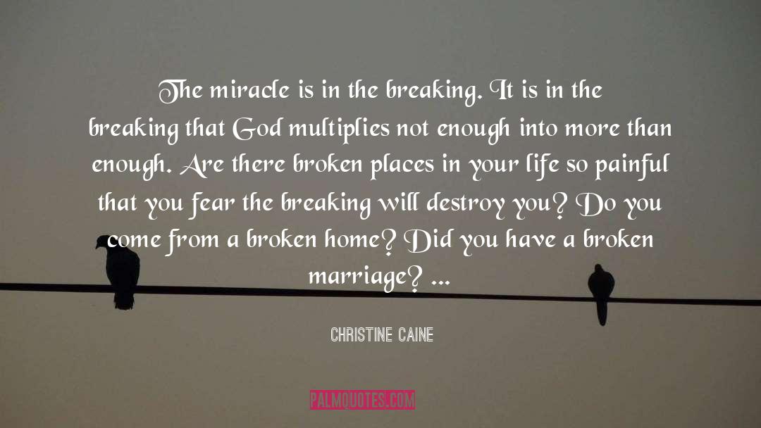 Broken Home quotes by Christine Caine
