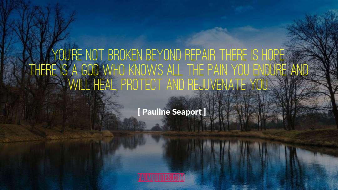 Broken Knee quotes by Pauline Seaport