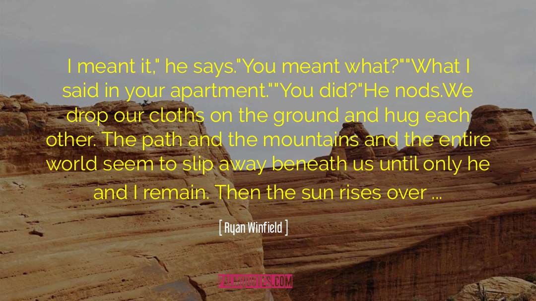 Broken Love quotes by Ryan Winfield