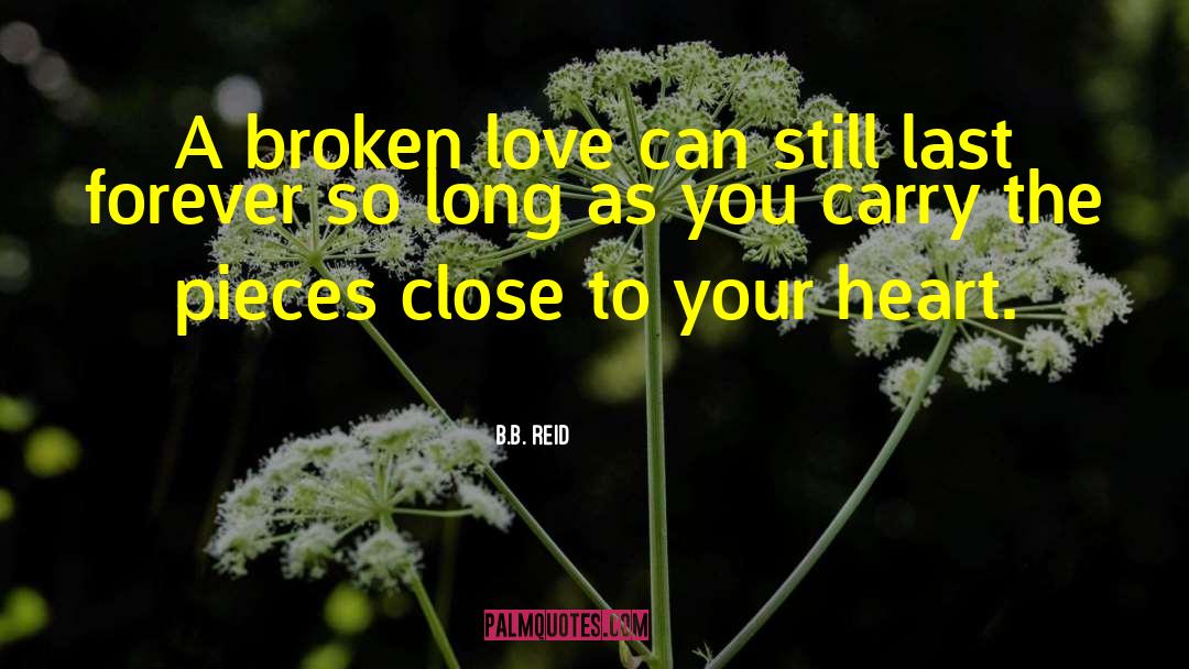 Broken Love quotes by B.B. Reid