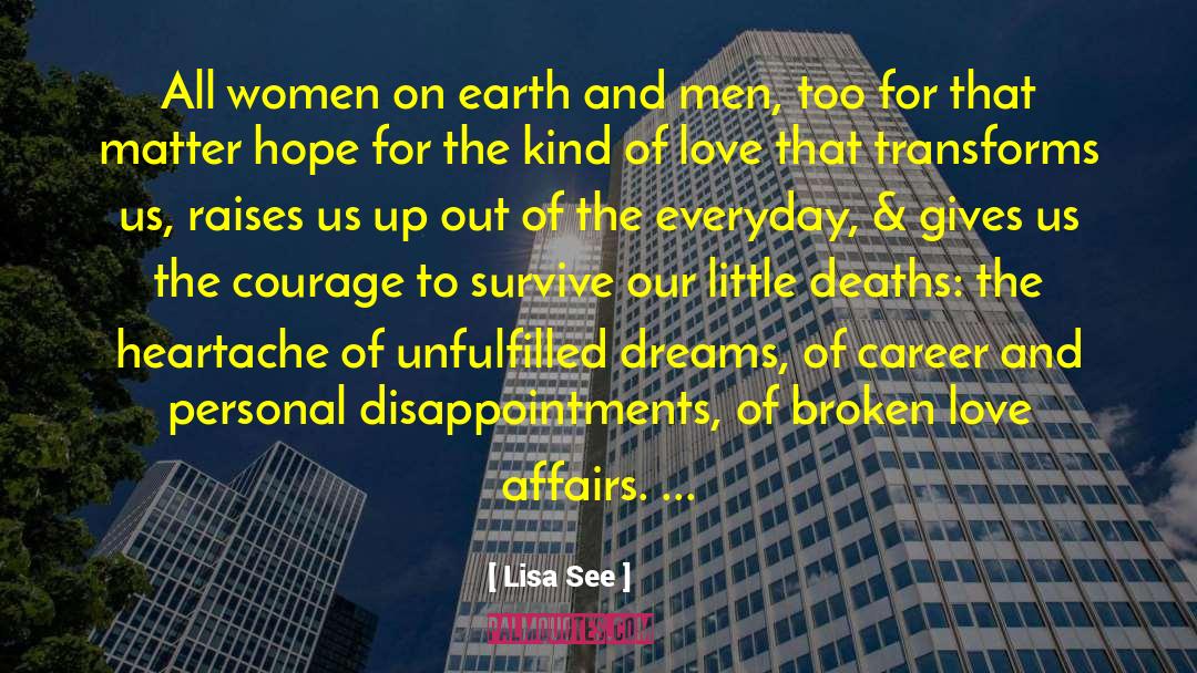 Broken Love quotes by Lisa See