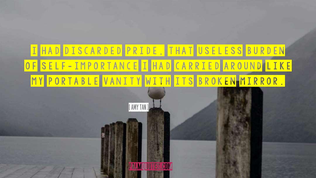 Broken Mirror quotes by Amy Tan