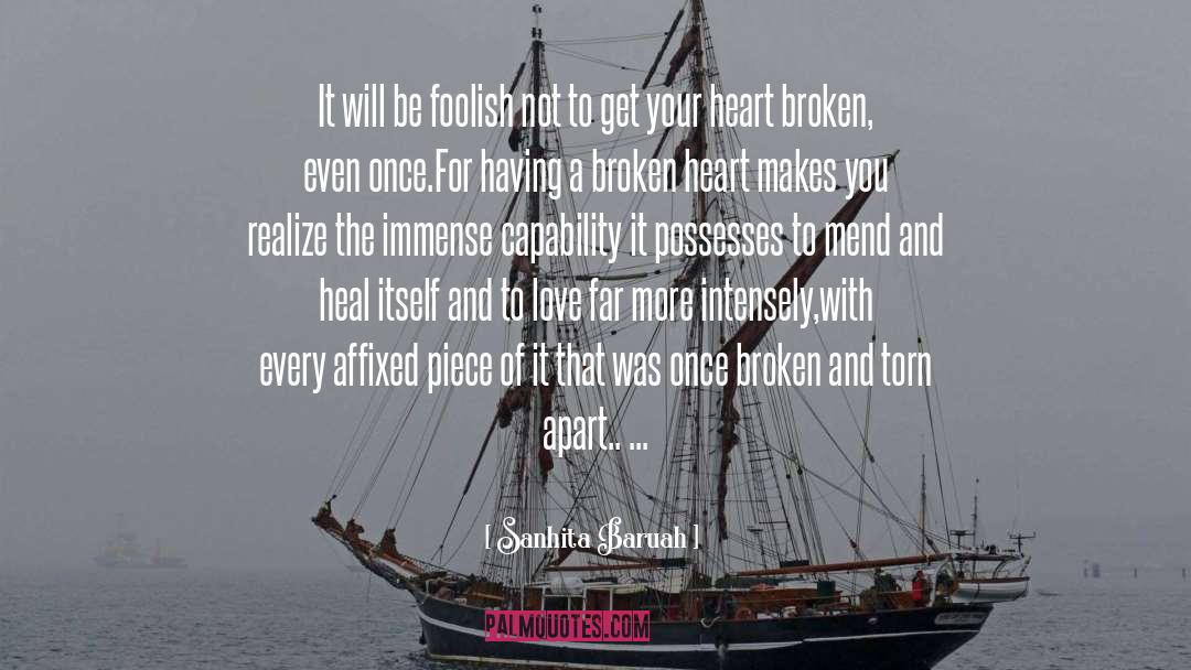 Broken Open quotes by Sanhita Baruah