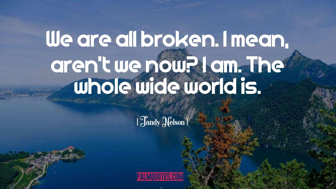 Broken People quotes by Jandy Nelson