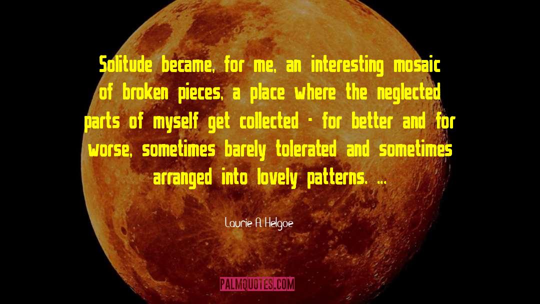 Broken Pieces quotes by Laurie A. Helgoe