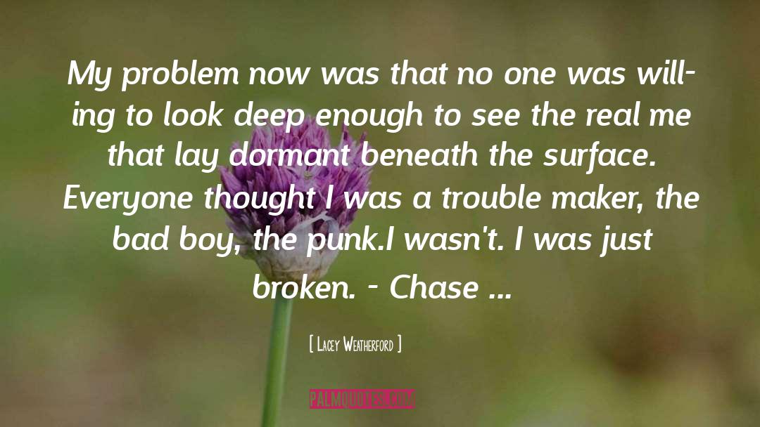 Broken Promise quotes by Lacey Weatherford