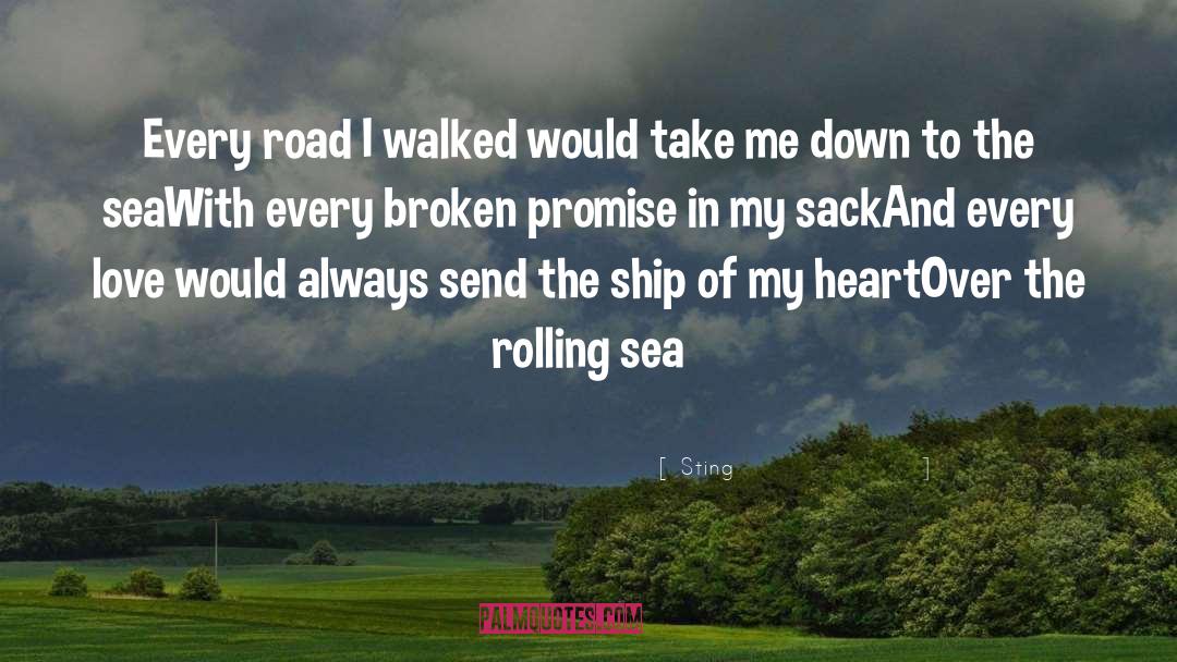 Broken Promise quotes by Sting