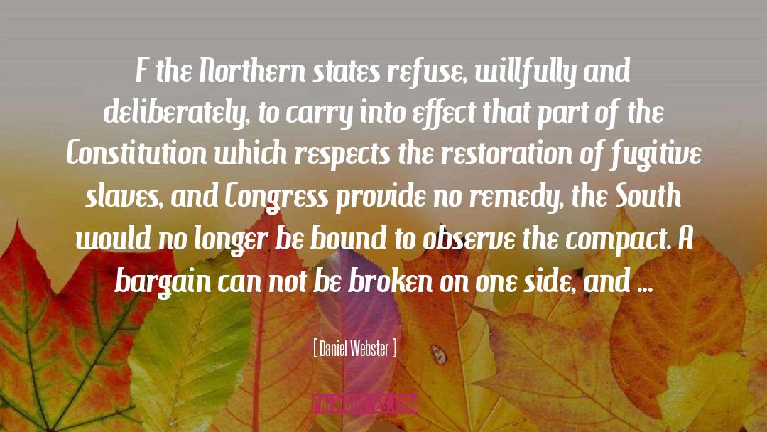 Broken quotes by Daniel Webster