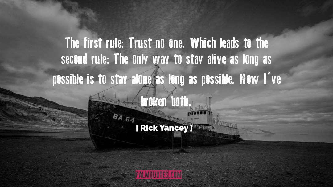 Broken quotes by Rick Yancey