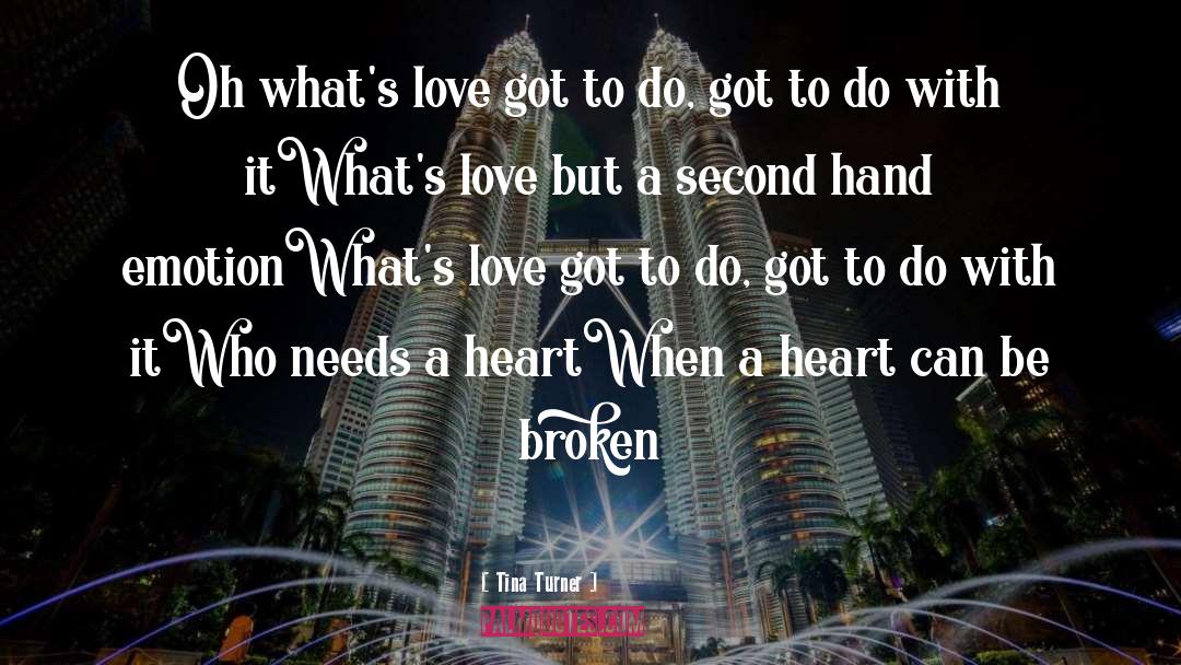 Broken quotes by Tina Turner