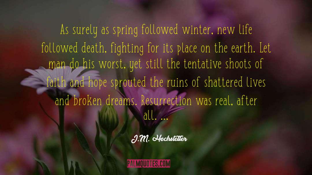 Broken Shalom quotes by J.M. Hochstetler