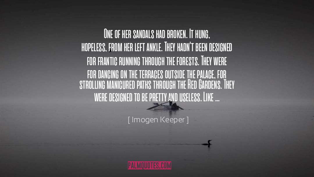 Broken Shalom quotes by Imogen Keeper