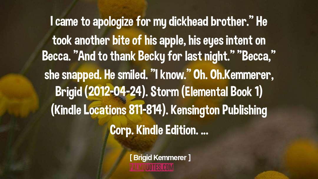 Broken Storm quotes by Brigid Kemmerer