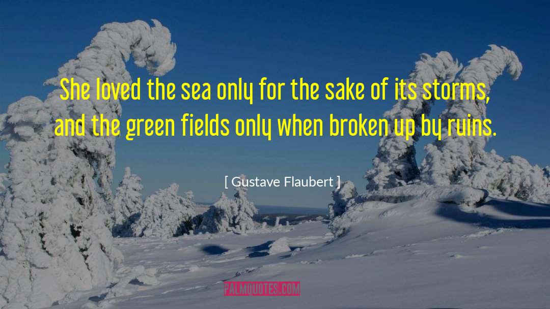 Broken Up quotes by Gustave Flaubert
