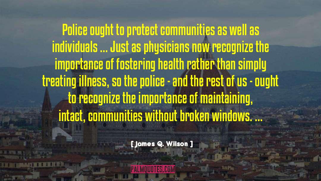 Broken Windows quotes by James Q. Wilson