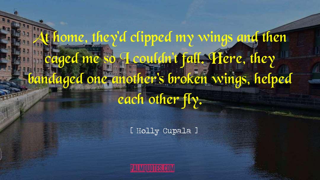 Broken Wings quotes by Holly Cupala