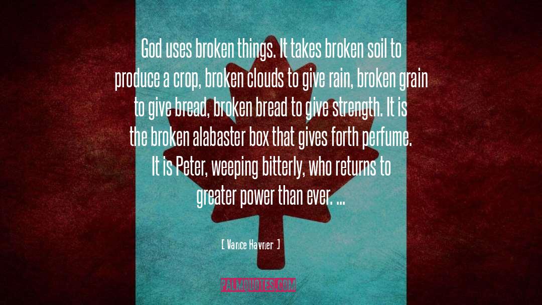 Brokenness quotes by Vance Havner