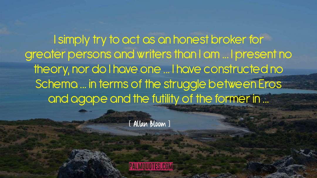 Broker quotes by Allan Bloom