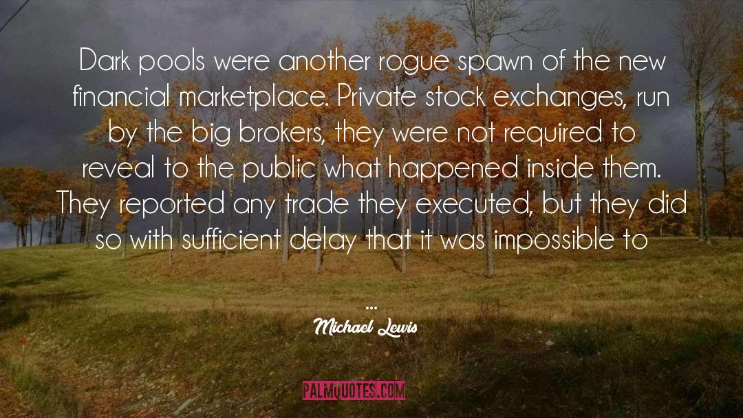 Brokers quotes by Michael Lewis