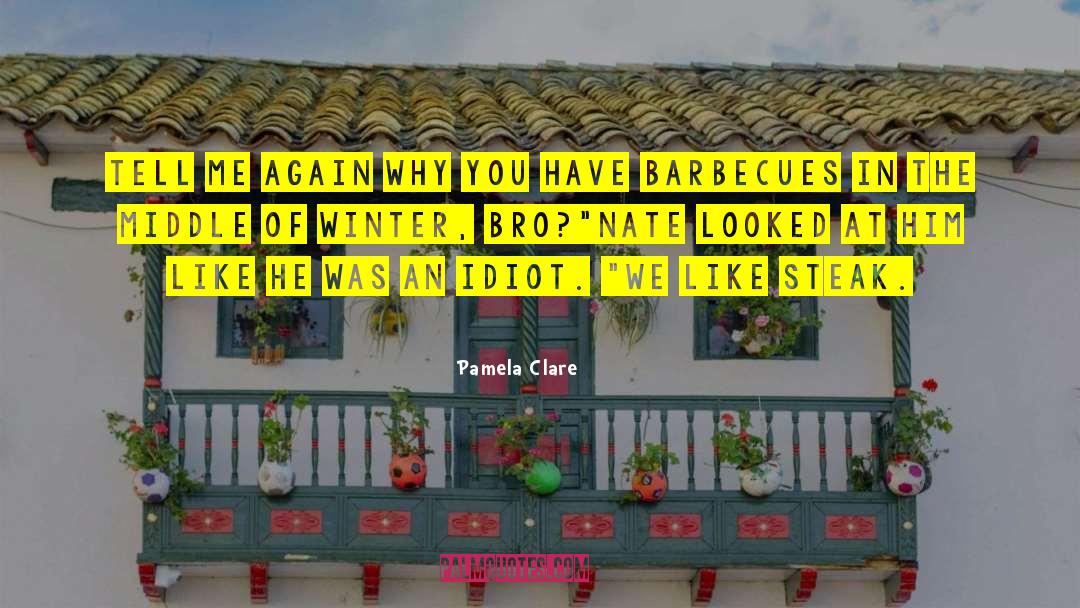 Bromance quotes by Pamela Clare