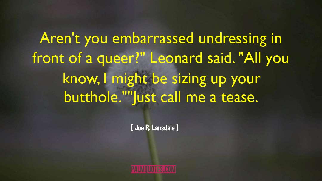 Bromance quotes by Joe R. Lansdale