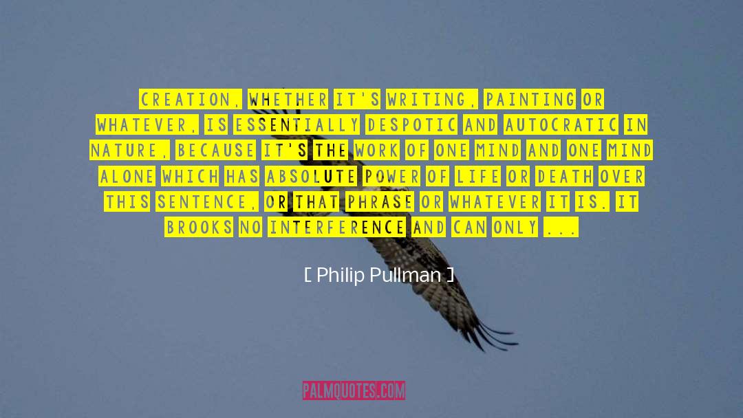 Bronowski The Nature quotes by Philip Pullman