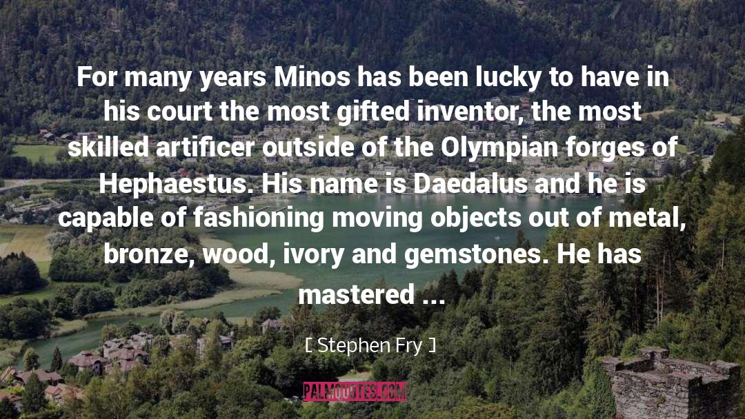 Bronze quotes by Stephen Fry