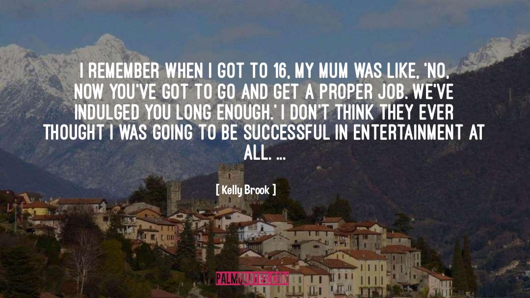 Brook quotes by Kelly Brook