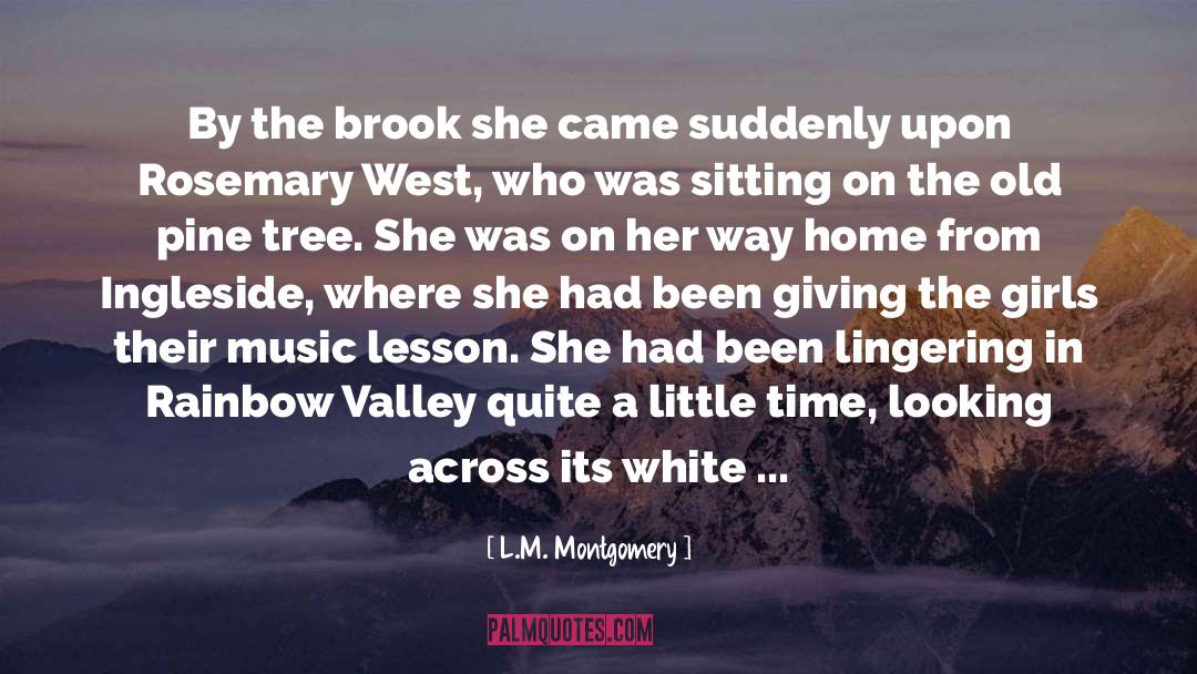 Brook quotes by L.M. Montgomery