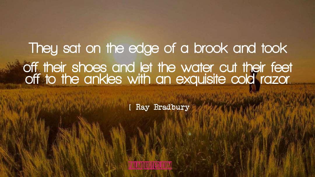 Brook quotes by Ray Bradbury