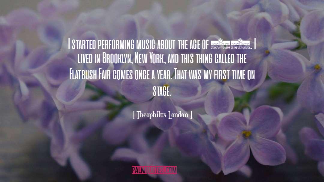 Brooklyn New York quotes by Theophilus London