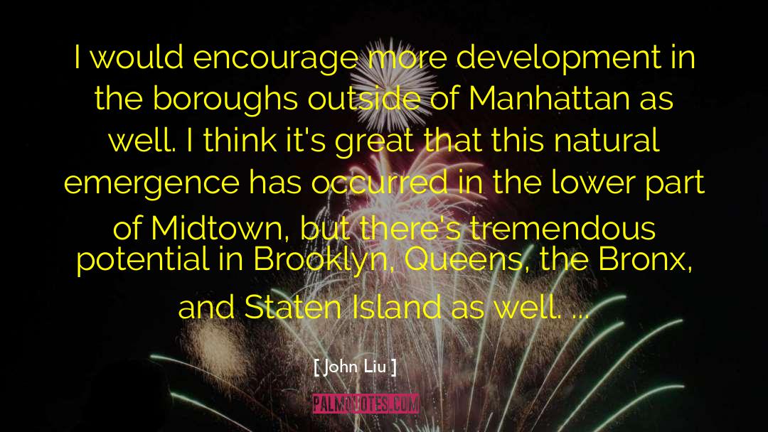 Brooklyn Waterfront quotes by John Liu