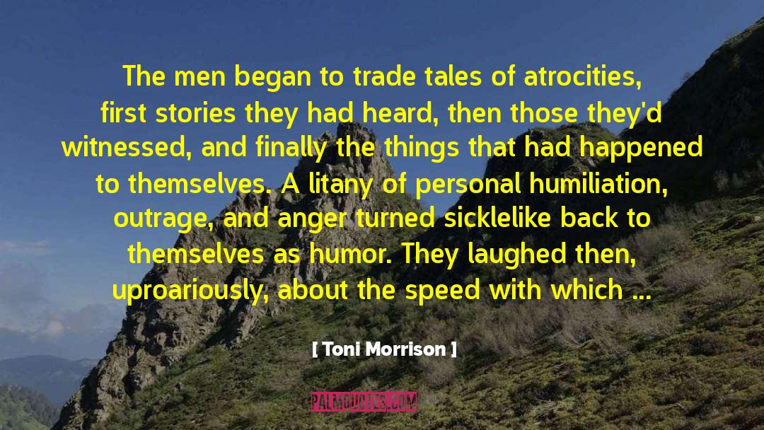 Broom quotes by Toni Morrison