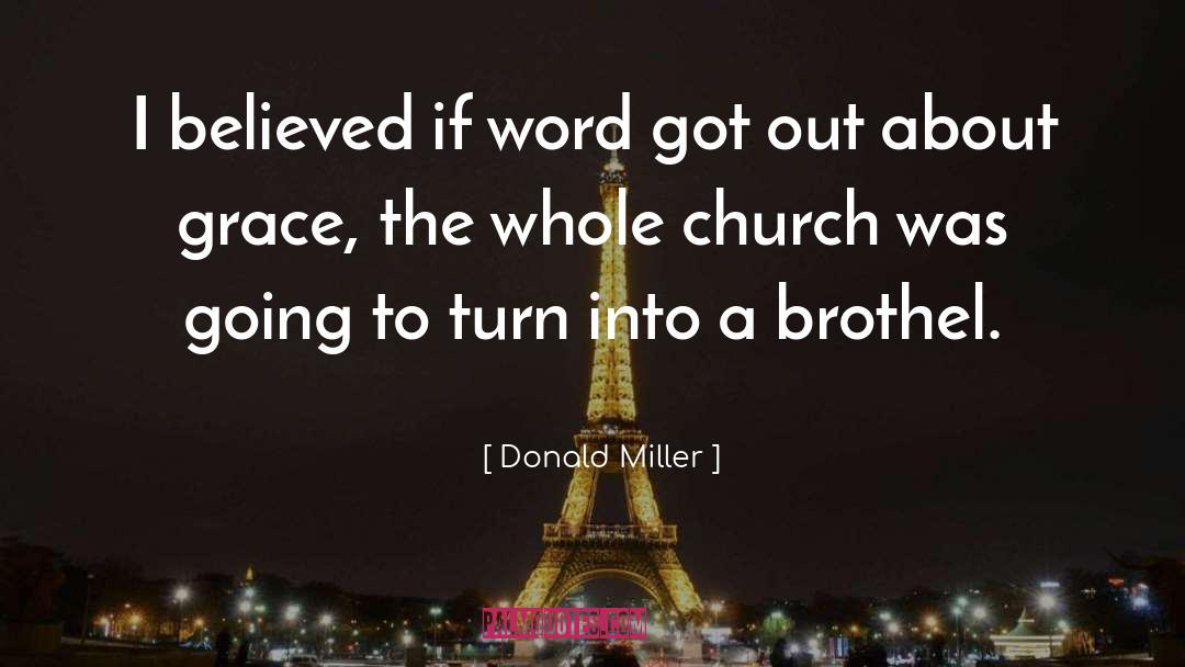 Brothel quotes by Donald Miller