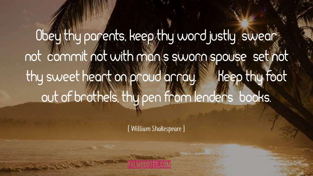 Brothels quotes by William Shakespeare