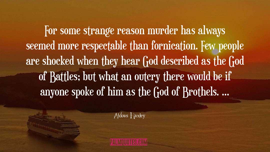 Brothels quotes by Aldous Huxley