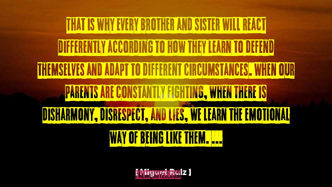 Brother And Sister quotes by Miguel Ruiz
