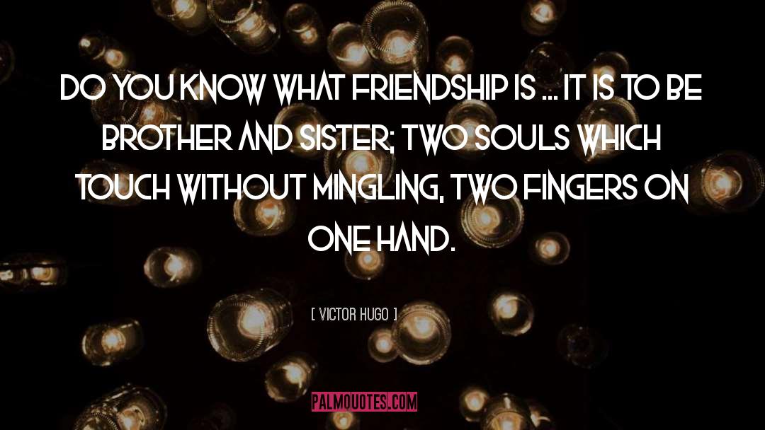 Brother And Sister quotes by Victor Hugo