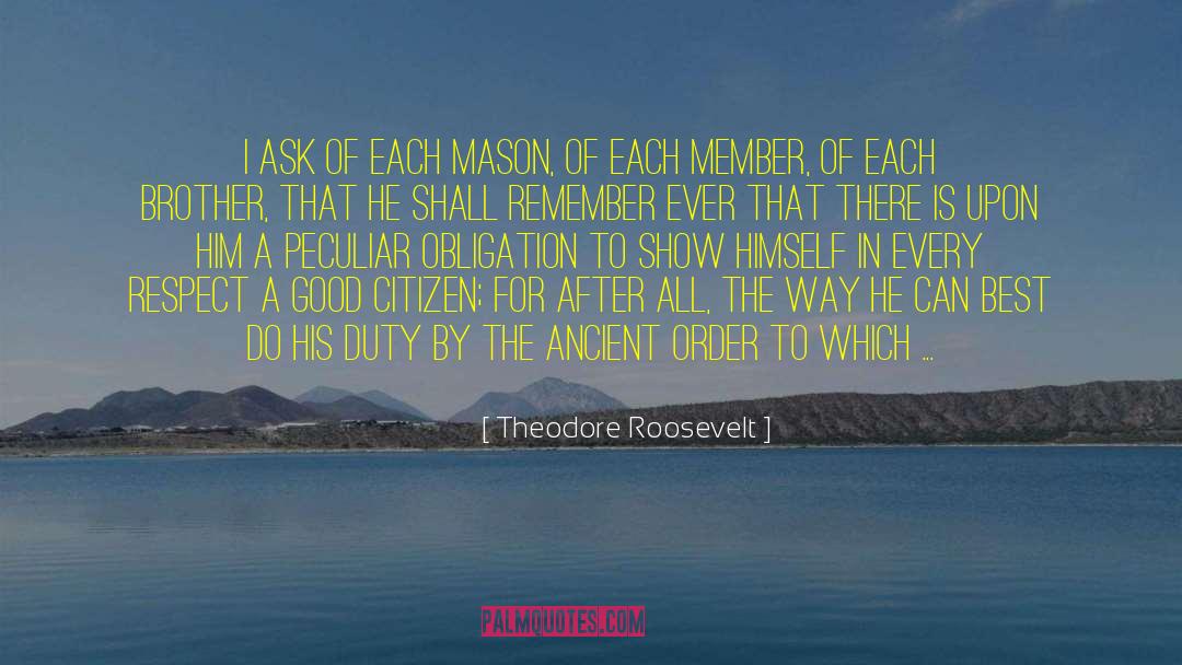 Brother Booker Ashe quotes by Theodore Roosevelt