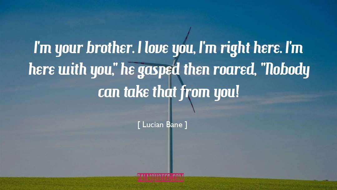 Brother Booker Ashe quotes by Lucian Bane