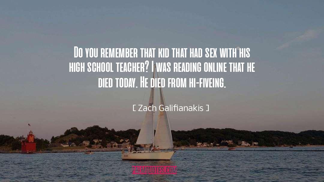 Brother Died quotes by Zach Galifianakis