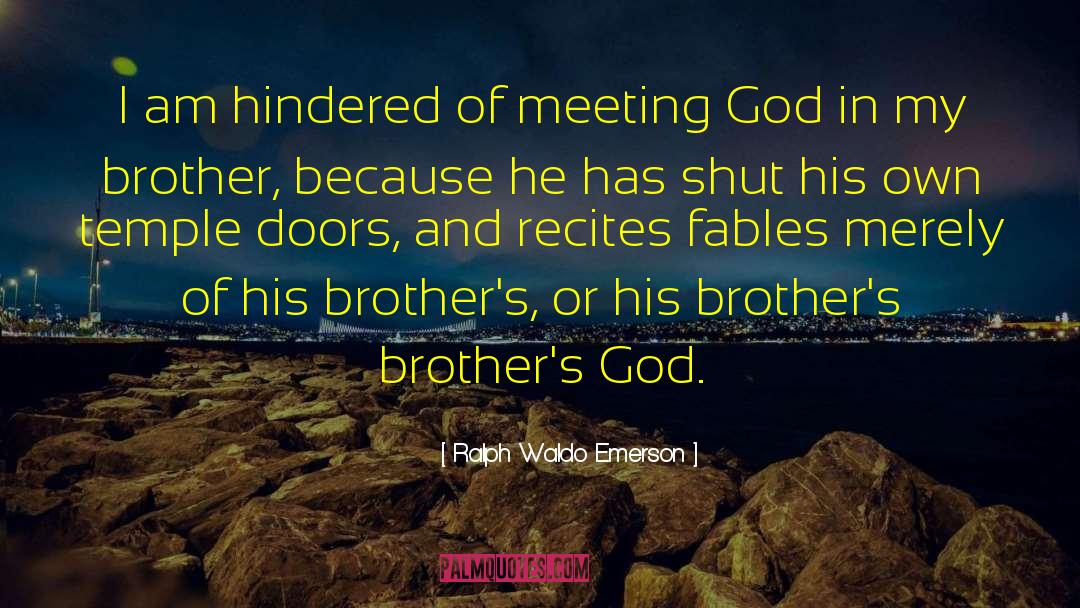 Brother Jed quotes by Ralph Waldo Emerson