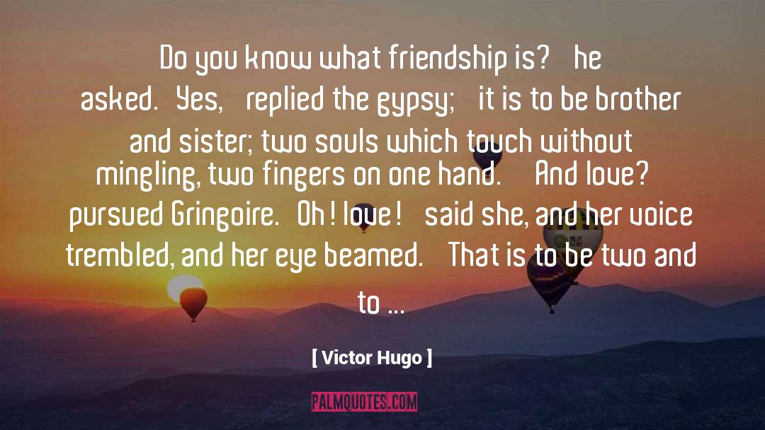 Brother Sister Relationships quotes by Victor Hugo