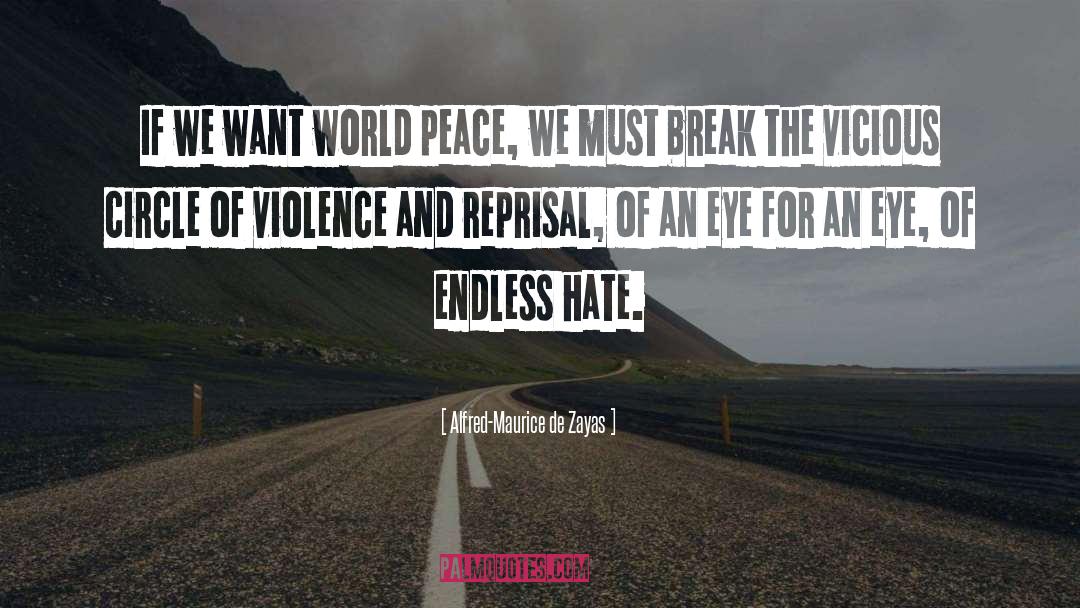 Brotherhood And Peace quotes by Alfred-Maurice De Zayas