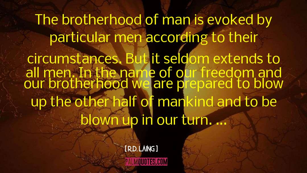 Brotherhood Of Man quotes by R.D. Laing